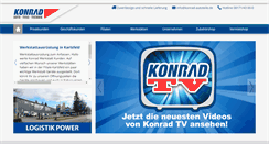 Desktop Screenshot of konrad-autoteile.de